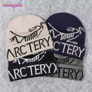 Mũ phong cách Hip-hop BORAGETE, Mũ dệt kim ren đa năng Beanie, Mũ len len len ấm áp hình chim tròn Word Bird vào mùa thu đông