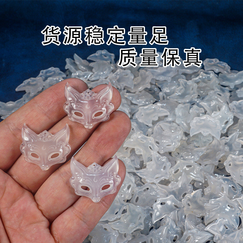 Vòng cổ mặt dây chuyền ngọc bích mã não tự nhiên
