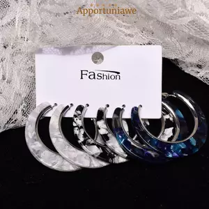 IAPPORTUNIA Vòng Thả Bông Tai Nhựa Thời Trang Nữ Bé Gái Trang Sức Dangler
