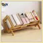 Kệ sách để bàn B & N Nhà Phòng khách Trang trí nhỏ Kệ trang trí bằng tre để bàn Kệ đựng sách nhiều kệ.
