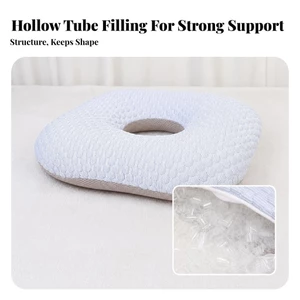 Donut Ghế Đệm Đá-Silk Dệt Donut Đệm Hỗ Trợ Cơ Thể Quilted Comfort Item Đệm