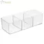 Dụng cụ sắp xếp túi trà YUUKII, Tủ đựng thức ăn nhà bếp trong suốt bằng Acrylic, Sinewy 22 * 8.5 * 5.5 CM Sắp xếp và sắp xếp kệ lưu trữ văn phòng