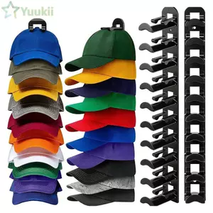 Giá đỡ mũ bóng chày YUUKII, Giá đỡ nắp tủ quần áo Đồ lặt vặt Mũ tổ chức cho mũ bóng chày, Dụng cụ tổ chức mũ bóng chày nhiều lớp tiết kiệm không gian bằng nhựa gia dụng cho mũ bóng chày