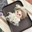 10cm Cotton Quần Áo Bé Dễ Thương Ngọt Ngào Tươi Đầm Búp Bê Búp Bê Thay Thế Quần Áo 13-17 Kéo bu
