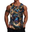 Tiger 3D Tank Top Nam, Áo Vest mát mẻ không tay mùa hè 2026, Áo thun động vật mềm mại thoáng khí dạo phố