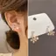 PNPIA- Bông tai ngọc trai giả sang trọng nhẹ nhàng Bông tai thời trang nữ Pha lê trang sức thanh lịch Quà tặng dự tiệc