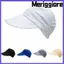 Mũ chống nắng MERIGGIARE, Mũ vành rộng chống tia cực tím bằng vải Polyester, Mũ chống nắng có vành quá khổ thời trang ngoài trời