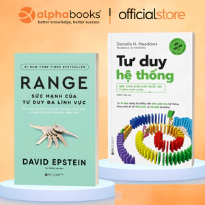 Sách - Lẻ/Combo: Range: Sức Mạnh Của Tư Duy Đa Lĩnh Vực + Tư Duy Hệ Thống (Alpha Books)