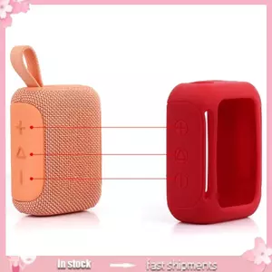 YOI Slimmer Fit Silicone Case Protector cho Loa tương thích Bluetooth Go5 với bảo vệ toàn thân Dây đeo lỗ Desig