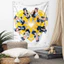 KPOP Hearts2Hearts 《 Lemon Tang 》 Tấm thảm treo tường có kẹp Tấm thảm Polyester Treo tường phòng ngủ