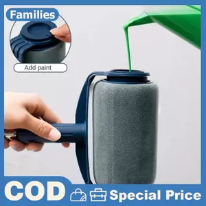 1 Bàn Chải Con Lăn Sơn - Con Lăn Sơn Cầm Tay - Con Lăn Sơn Làm Sạch - Dụng Cụ Con Lăn Để Tranh Tường Phòng Trần Tầng