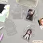 Giá đỡ Photocard CPINCP, Tay áo thẻ Kpop 3 inch Angel Wings, PVC di động có vỏ thẻ dây chuyền