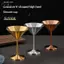 HL Thép không gỉ Martini Ly Cotail Thủy Tinh Kem Món Tráng Miệng Cốc Uống Champagne Cốc Kim Loại Nhà Hàng Thanh Đồ Dùng LMWU