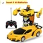 Tỉ Lệ 1: 18 2 Trong 1 Điều Khiển Từ Xa Xe Thể Thao Robot Biến Hình Đồ Chơi Cho Bé Trai