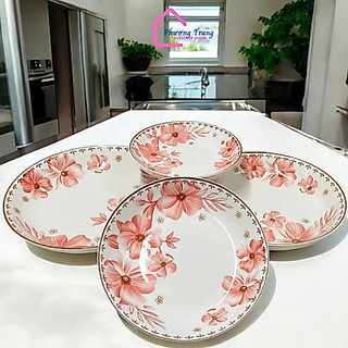 DĨA TRÒN ẢO HOA DỪA HỒNG HOA VĂN 4D - SIZE 6,7,8,9 - Phương Trang