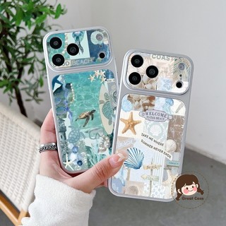 Ốp Điện Thoại Rùa Đại Dương Thoáng Mát Cho Huawei Nova 15 14 Lite 13 12 11 SE Ultra 10 Pura 80 70 Art P60 P50 P40 Pro Plus Vỏ Da PU Mùa Hè Đi Biển Vỏ Mềm