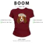 BOOM Áo Baby Tee Nữ Cotton Ôm Body-Áo Thun Ngắn Tay Y2K In Hình PhongCách Mùa Hè, Cổ Tròn Hàng Đầucách hàn quốc phong546
