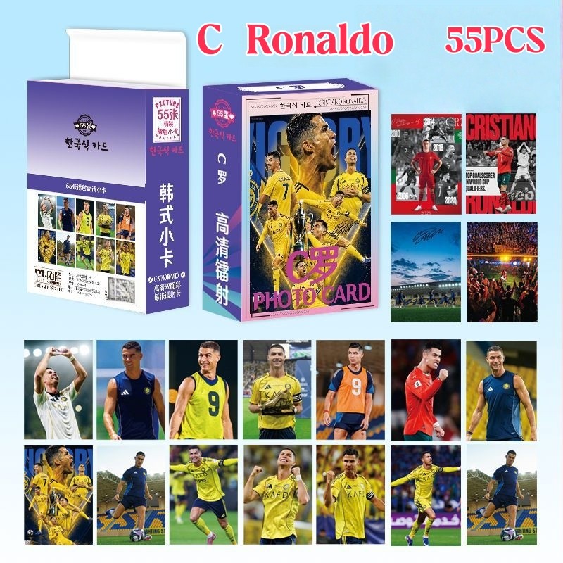 30-92 Chiếc Bóng Đá Bóng Rổ Ngôi Sao Cristiano Ronaldo Lionel Messi Lomo Thẻ Real Madrid Baloncesto Photocards Pele Neymar Dán Mbappé Bưu Thiếp YM