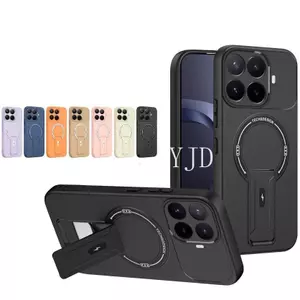 Ốp YJD Cho Xiaomi 17T Pro Skin Feel Frosted Tích Hợp Chân Đế Thu Hút Từ Tính Vỏ Điện Thoại Chống Rơi