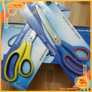 Kéo Văn Phòng Lớn K19 / K20 (22cm / 25cm) - Kéo Cắt Giấy Đa Năng Lưỡi Thép Dày Sắc Bén, Siêu Bền