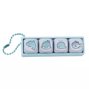 Btsg Bàn Phím Động Vật Đại Dương Keycap Đồ Chơi Quyến Rũ Cho Bàn Làm Việc Tạm Dừng Hoạt Động 4 Nút Đính Hạt Dây Và Mini Mang Theo Mẫu Cho