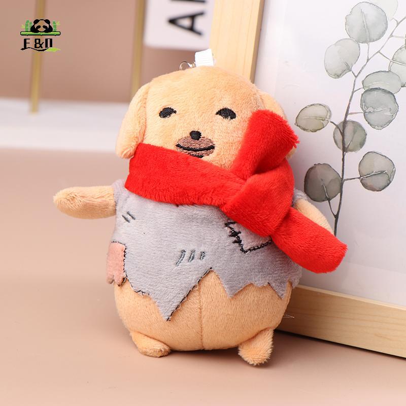 [F & O] 12cm Dễ Thương Nhúng Sốt Chó Sang Trọng Búp Bê Mặt Dây Chuyền Đồ Chơi Thú Nhồi Bông Quà Tặng Treo Ngộ nghĩnh Cho Trẻ Em EMKK