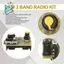 Đài phát thanh tai nghe đa băng tần FM / MW / SW 87-108 MHz Mô-đun DIY Bộ phận giảng dạy vô tuyến để sản xuất