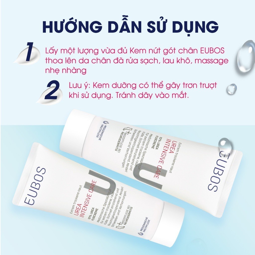 [DEAL LIVE KOL] Kem Dưỡng Da Chân Và Giảm Nứt Nẻ Gót Chân EUBOS UREA 10% 100ml , Phù Hợp Cho Mọi Đối Tượng