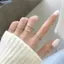 Bluelover 5 Chiếc Đơn Giản Vòng Sóng Bộ Dành Cho Nữ Cô Gái Cá Tính Tính Khí Ngọc Trai Mini Thanh Lịch Đáng Yêu Nhẫn Phụ Kiện Trang Sức Quà Tặng Mới