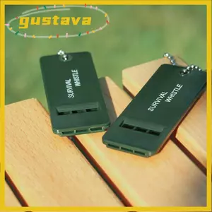 Còi 3 tần số GUSTAVA, Còi Decibel cao bằng nhựa 2 kiểu, Còi khẩn cấp chất lượng cao Dụng cụ ngoài trời