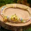 Cát Vàng Winnie the Pooh Chuyển Hạt Winnie the Pooh Spacer Hạt Đính Hạt Mật Ong Nồi Mặt Dây Chuyền Vòng Tay Tự Làm Phụ Kiện Vòng Tay