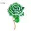 LUImo Thời Trang Tinh Tế Hoa Mẫu Đơn Xanh Thổ Cẩm Cho Nữ Bé Gái Vintage Chống Trơn Trượt Chân Đa Năng Corsage Quần Áo Phụ Kiện Quà Tặng SBS