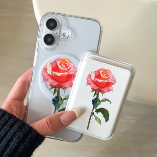Tranh sơn dầu của vỏ bảo vệ họa tiết hoa hồng cho iPhone 11 12promax 13pro15pro 15promax 14 14promax 14pro 16 pro max 16 plus 17 17promax