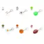 MJnmc 1 Bóng Thể Thao Mini Móc Khóa 3D In Hình Bóng Đá Fidget Đồ Chơi Giảm Căng Thẳng Bàn Văn Phòng Giải Trí Quà Tặng Mới