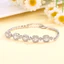 Mô phỏng Phát sóng trực tiếp Kim cương Cảm giác trang trí Full Nữ Tính khí Seal Thiết kế thời trang Niche Hand Princess Tourmaline