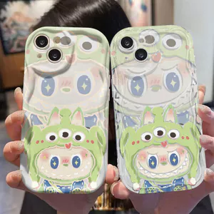 Ốp Lưng Cho OPPO Reno 15 14 13 12 11 10 Pro 8 6 15F 14F 13F 8Z 7Z 6Z A6X A3X A5i A17K A16K A16E A15S A12E Kem gợn Sóng Cong Cạnh Họa Tiết Sáng Tạo Thiết Kế NYKB076