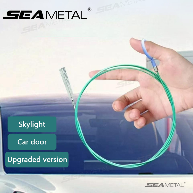 SEAMETAL 3m / 5m Bàn chải làm sạch nạo vét thoát nước ô tô Cửa sổ trời tự động Lỗ thoát nước Bàn chải tắc nghẽn Ống dài Dụng cụ làm sạch Ống thoát nước