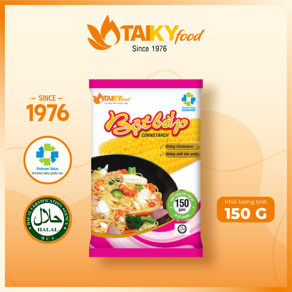 Bột bắp Tài Ký gói 150g (date mới)