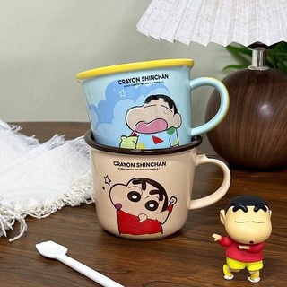 Crayon Shin-Chan Cân Cốc Gốm Nước Cô Gái Dễ Thương Cà Phê Cốc Cặp Đôi Quà Tặng Sinh Nhật Hộ Gia Đình PHJK