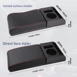Bộ mở rộng hộp tay vịn ô tô JKDESIGN, có giá đỡ cốc Hỗ trợ khuỷu tay Tấm lót tay tự động, Hộp lưu trữ đa chức năng nâng cao thời trang Bảng điều khiển trung tâm Đệm tựa đa năng — ảnh 2