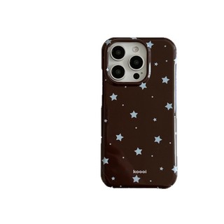 Ốp điện thoại Cho iPhone 16 15 14 13 Pro Max IMD Ốp điện thoại Có Bảo Vệ Camera Y2K Bé Gái Nâu Xanh Ngôi Sao Mềm IMD Apple iPhone Case