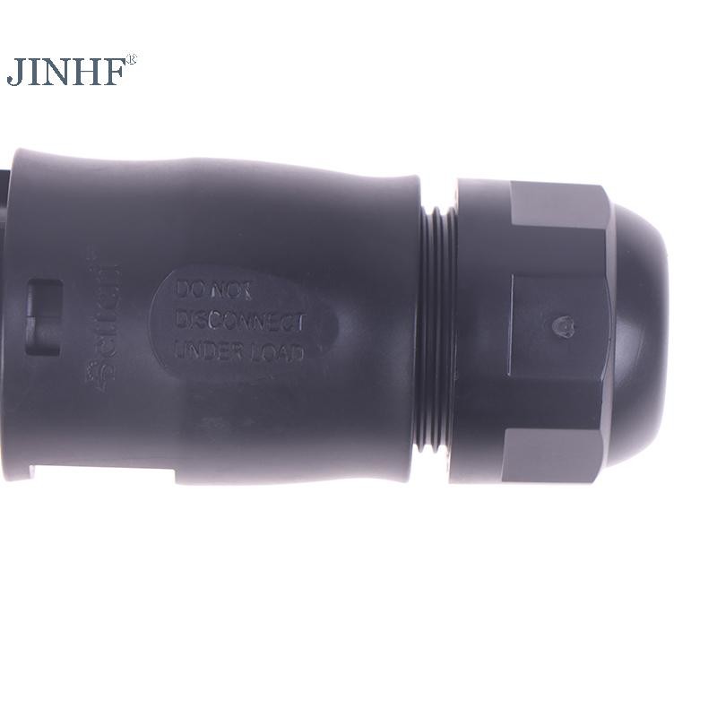 JINHF BC01 3 Pin Kết Nối AC Nam Nữ IP68 Cho Lưới Năng Lượng Mặt Trời Cà Vạt Micro Biến Tần Hoymiles Deye APsystems PV Bảng Điều Khiển Thiết Lập Nguồn Điện Bộ Chuyển Đổi HOT