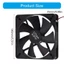 Btsg 14025 Quạt Vỏ Máy Tính 140x140x25mm 5V 12V 24V Có XH2 54 Cắm Cho Vỏ PC