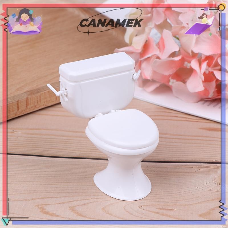 CANAMEK Nội Thất Nhà Búp Bê Vintage Phòng Tắm Vệ Sinh Đồ Chơi Thu Nhỏ Búp Bê Phụ Kiện CSF