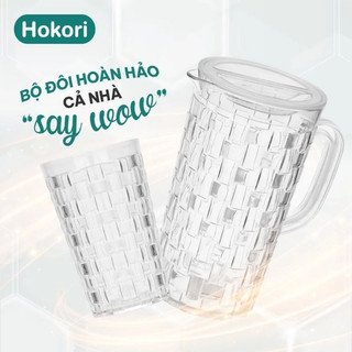 Ca Đựng Nước 2000ml Mây Đan Hokori – Bình Nhựa Việt Nhật Tiện Lợi, Bền Đẹp
