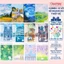 Combo 10 Vở Kẻ Ngang Vở B5 Vở Kẻ Ngang 80/120/200 Trang Tập Sinh Viên Dòng Kẻ 2 Màu Chống Lóa -AT