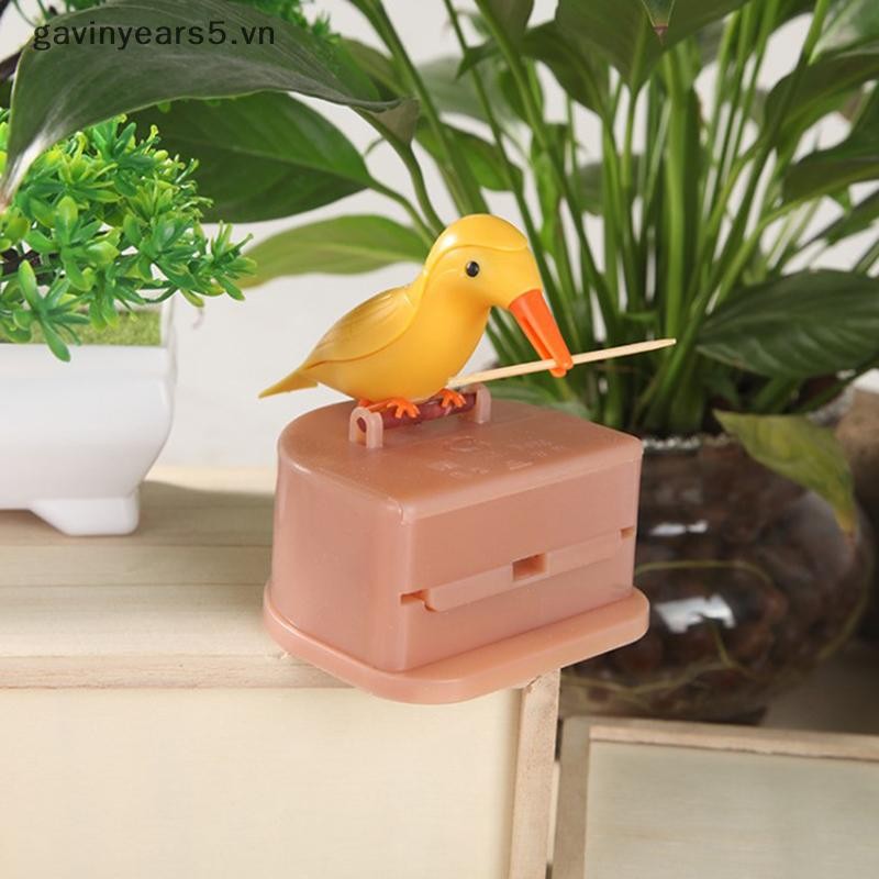 # gavin # 1 Hộp đựng tăm dễ thương sáng tạo Gag Hộp tăm chim tự động .