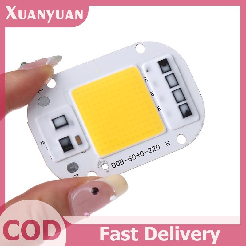 XUAN LED chip 20W 30W 50W AC 220V hạt đèn COB thông minh Đèn LED không có trình điều khiển DIY Lampada chip ngoài trời đèn pha đèn pha VN