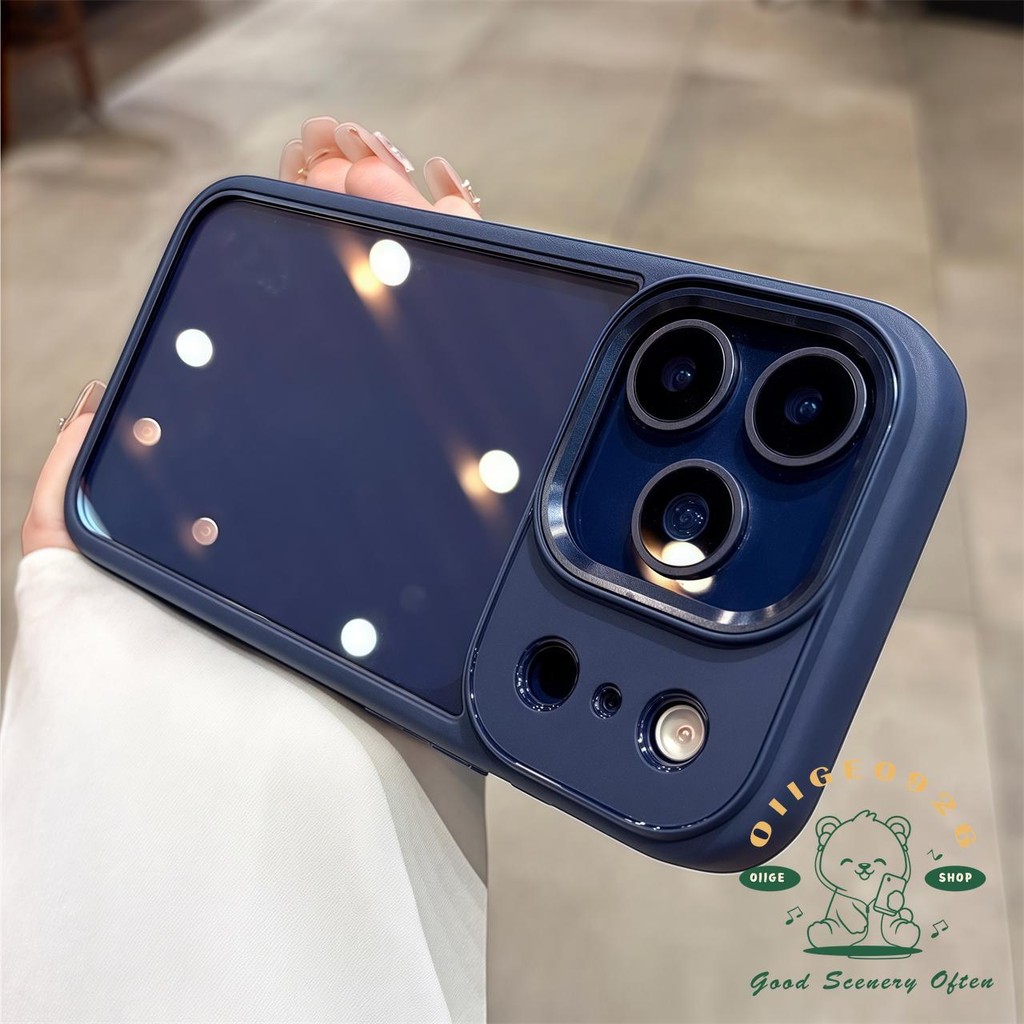 【 Ốp lưng iPhone17 】 Màu cam chống rơi cảm giác da Vỏ điện thoại iphone17 Pro Max 16 15 14 13 12 cho vỏ iPhone Vỏ mềm silicon TPU chống sốc