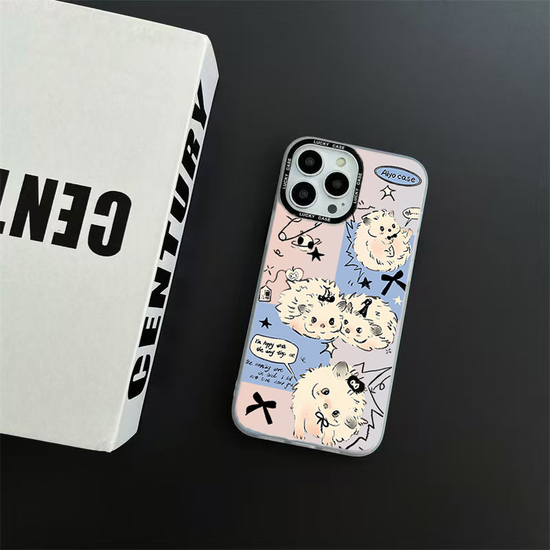 Ốp Lưng iPhone Hình Nhím Con Dễ Thương - Tương Thích 16/15/14/13/12/11 Pro Max, XS Max, X